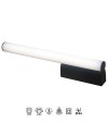 ANTIGA * APLIQUE LED IP44 4000K 8W NEGRO